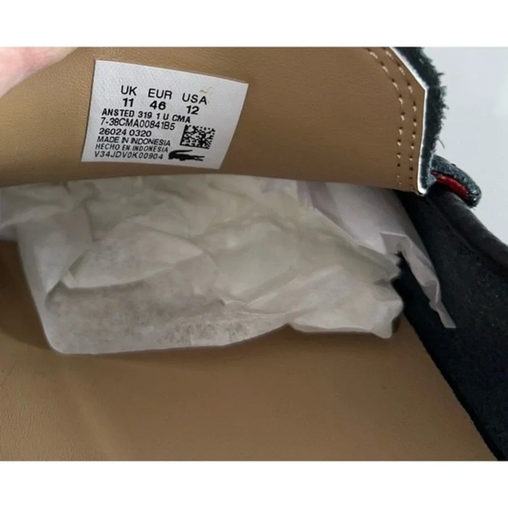 (b5/25)Lacoste loafers Men Size 12